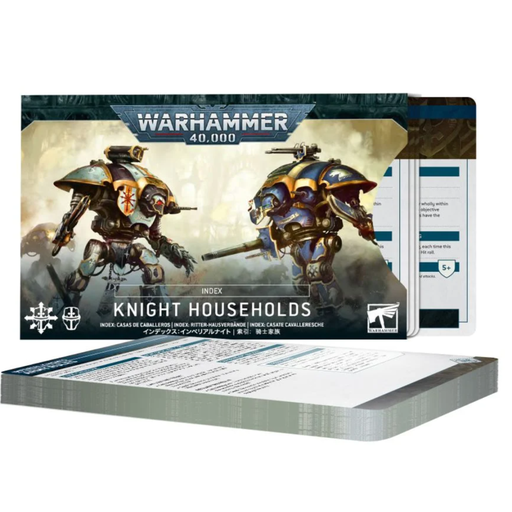 [60050108008] Warhammer 40K: Index Cards - Imperial Knight Households