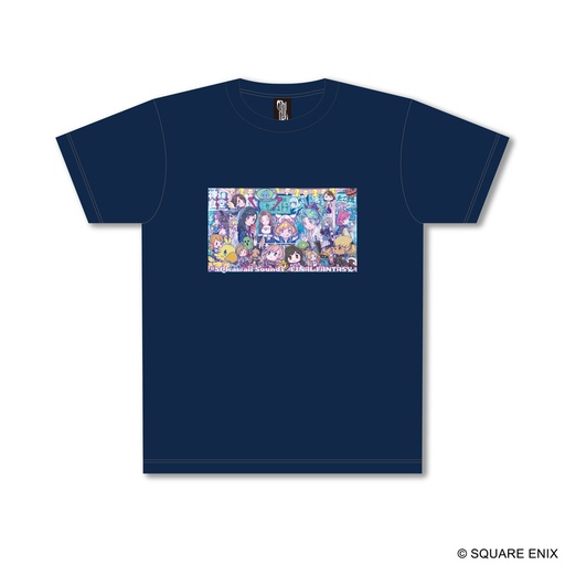 [1387262] (PO) #SQkawaii Sounds Final Fantasy T-shirt Navy