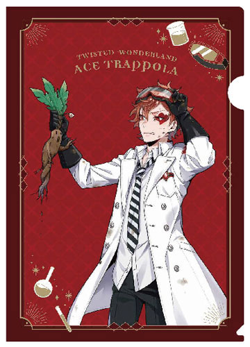 [644172] Disney Twisted Wonderland Clear File Lab Coat Ace Trappola