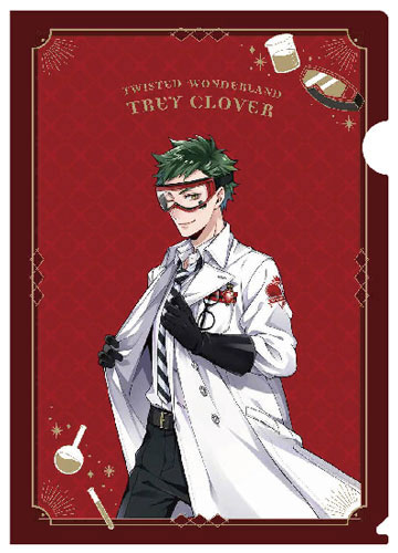 [644196] Disney Twisted Wonderland Clear File Lab Coat Trey Clover