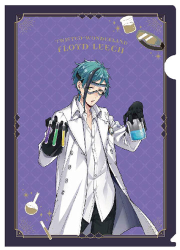 [644264] Disney Twisted Wonderland Clear File Lab Coat Floyd Leech