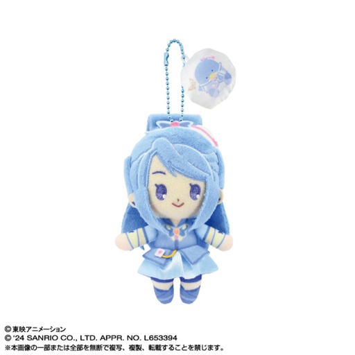 [8669319] (PO) Yes! PreCure 5 GoGo! x Sanrio Characters Purinui Plush Mascot Cure Aqua x Tuxedosam