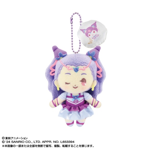 [8669326] (PO) Yes! PreCure 5 GoGo! x Sanrio Characters Purinui Plush Mascot Milky Rose x Kuromi