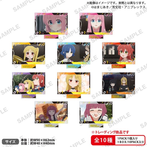 [8670020] (PO) Bocchi the Rock! Trading Square Acrylic Stand [BOX]