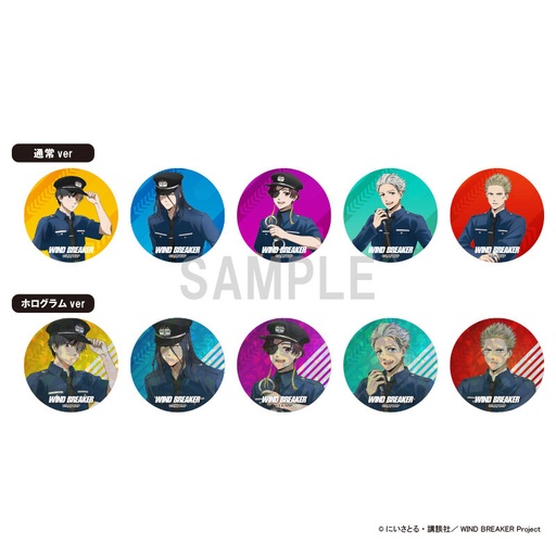 [8786452] (PO) Wind Breaker Can Badge Collection Police Officer Ver. [BOX]