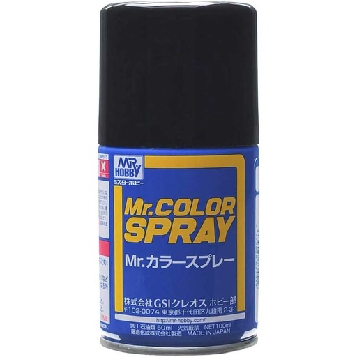 [8928297] Mr.Color GS-33 Spray Black (Flat) 