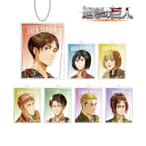 [8936399] Attack on Titan Trading Ani-Art Acrylic Key Chain Vol. 2 [BOX]