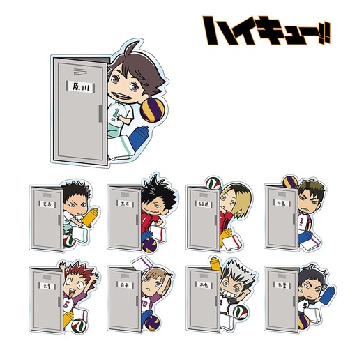 [8955093] Haikyu! Trading Locker kara Hyokkori Acrylic Magnet Ver. B [BOX]