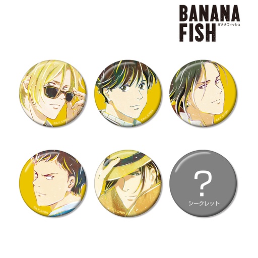 [9004806] Banana Fish Trading Ani-Art Can Badge