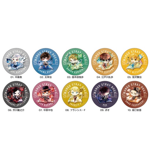 [9078823] (PO) Bungo Stray Dogs Sticker 01 [BOX]