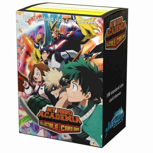 [9160234] My Hero Academia Dragon Shield 100 Standard Deck Protector Sleeves Art Matte - Plus Ultra Fight AT-16023