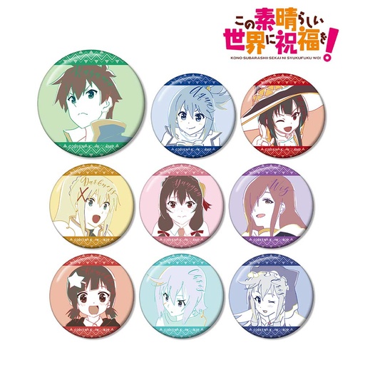 [9290537] (PO) KonoSuba Trading Lette-graph Can Badge [BOX]