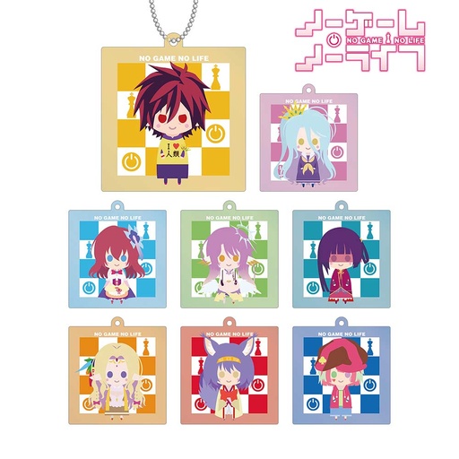 [9297345] (PO) No Game No Life Trading NordiQ Acrylic Key Chain [BOX]