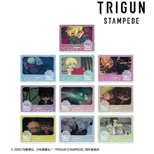[2701317] (PO) Trigun Stampede Trading Yuru Koma Acrylic Stand with Parts [BOX]