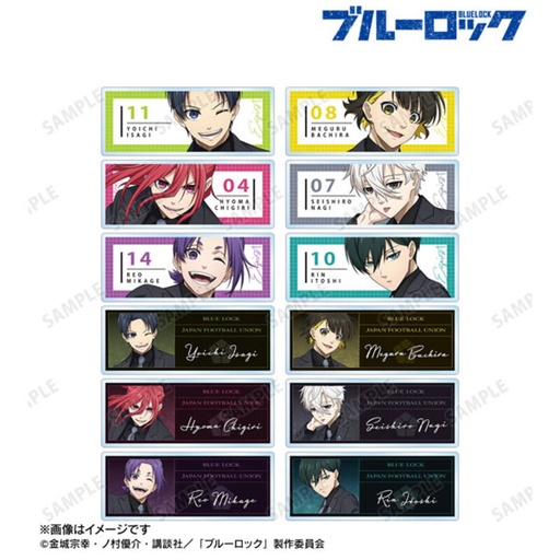[2719244] (PO) Blue Lock Original Illustration Suit Model Ver. Trading Acrylic Name Plate [BOX]