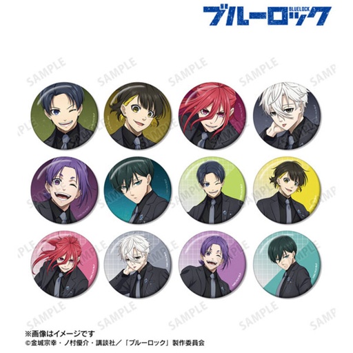 [2720318] (PO) Blue Lock Original Illustration Suit Model Ver. Trading Can Badge [BOX]