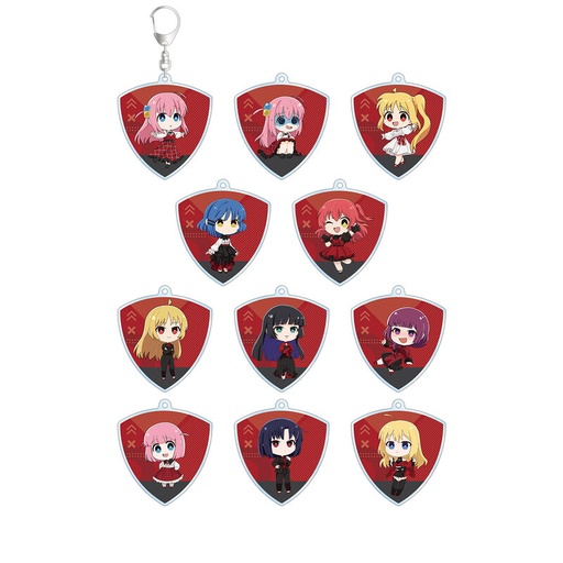 [2721346] (PO) Bocchi the Rock! Trading Chibi Chara Red Dress Ver. Acrylic Key Chain [BOX]