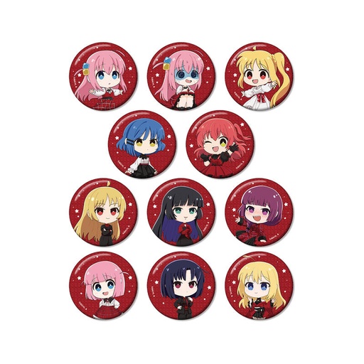 [2721407] (PO) Bocchi the Rock! Trading Chibi Chara Red Dress Ver. Glitter Can Badge [BOX]