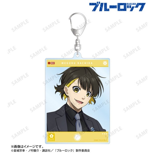[2729977] (PO) Blue Lock Original Illustration Bachira Meguru Suit Model Ver. Big Acrylic Key Chain