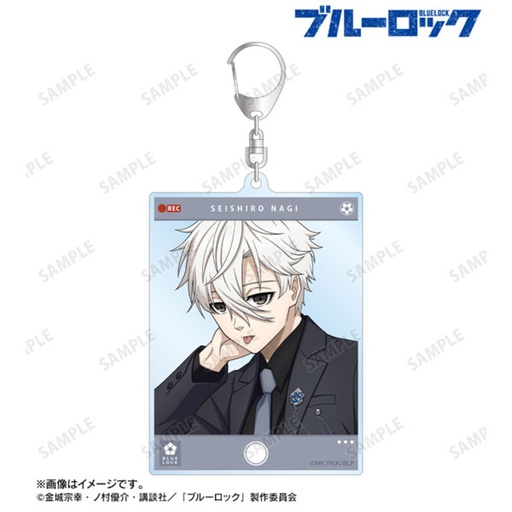 [2729991] (PO) Blue Lock Original Illustration Nagi Seishiro Suit Model Ver. Big Acrylic Key Chain