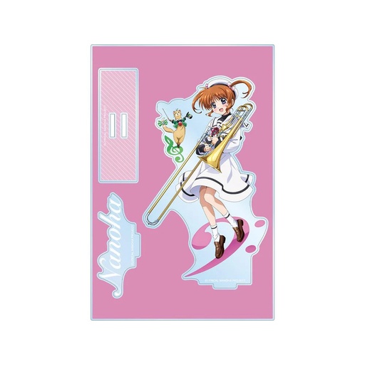 [2738399] (PO) Magical Girl Lyrical Nanoha Original Illustration Takamachi Nanoha & Yuuno Brass Band Ver. Big Acrylic Stand with Parts