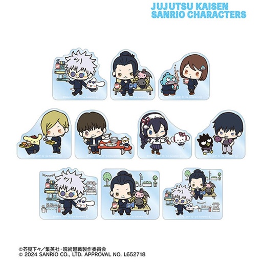 [2746356] (PO) Jujutsu Kaisen x Sanrio Characters Trading Hidden Inventory / Premature Death Acrylic Mascot [BOX]