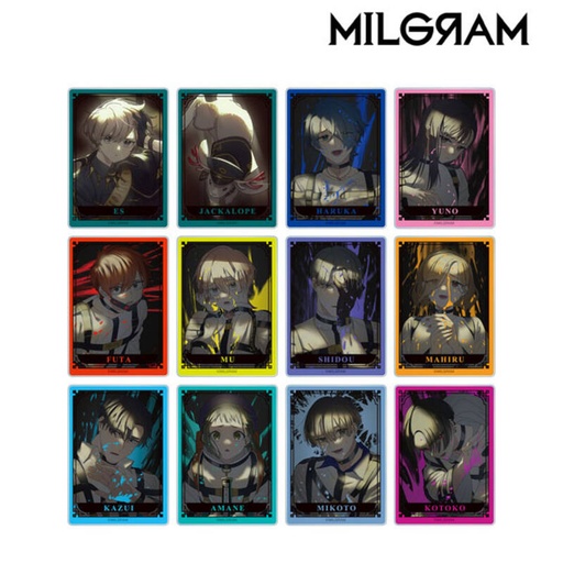 [2796368] (PO) Milgram Original Illustration 2rd Anniversary Ver. Trading Acrylic Card [BOX]