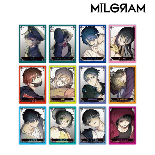 [2796382] (PO) Milgram Original Illustration 3rd Anniversary Ver. Trading Acrylic Card [BOX]