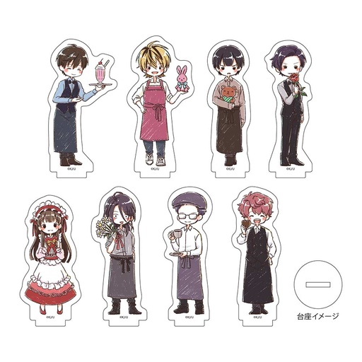 [6415225] (PO) Acrylic Petit Stand Life Lessons with Uramichi Oniisan 05 Valentine Ver. (Graff Art Illustration) [BOX]
