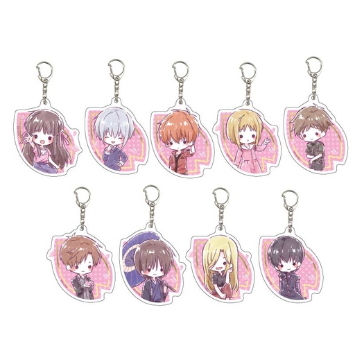[6441835] (PO) Acrylic Key Chain Fruits Basket 14 Graff Art Illustration [BOX]