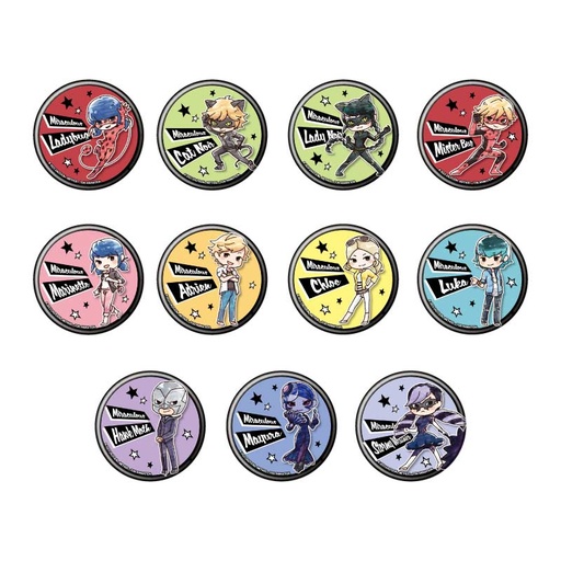 [6443136] (PO) Can Badge Miraculous: Tales of Ladybug & Cat Noir 03 Retro Art Illustration [BOX]