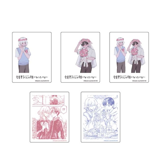 [6455269] (PO) Acrylic Card Himeno-kun wa Hime ni Naritakunai 01 Official & Original Illustration [BOX]
