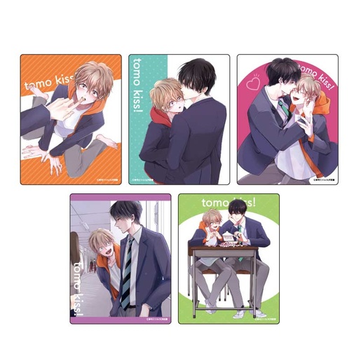 [6492820] (PO) Acrylic Card Tomodachi wa Kiss Shinai! 01 Official & Original Illustration [BOX]