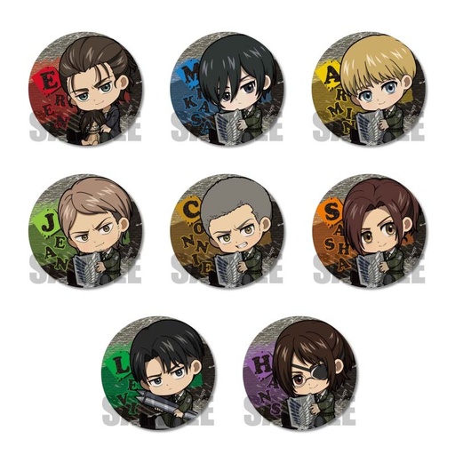 [6554359] (PO) Trading Can Badge Attack on Titan GyuGyutto [BOX]