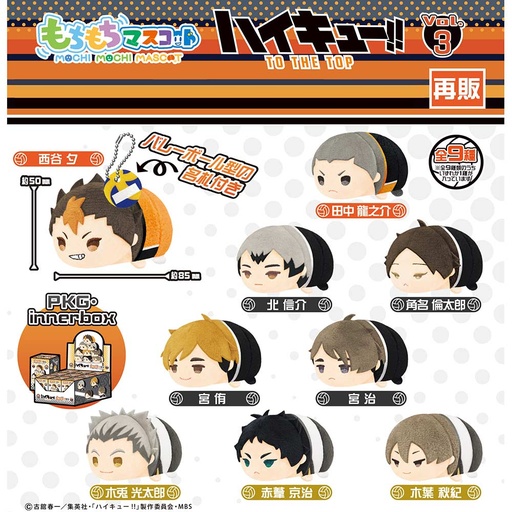 [5053258] (PO) Mochimochi Mascot Haikyu! To The Top Vol. 3 (Re-issue) [BOX]