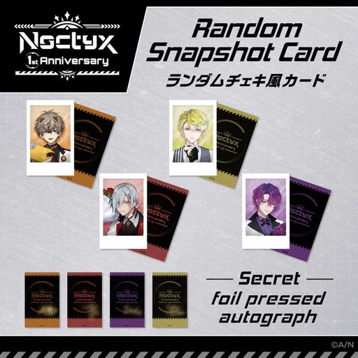 [5089867] Nijisanji Noctyx 1st Anniversary Random Snapshot Card