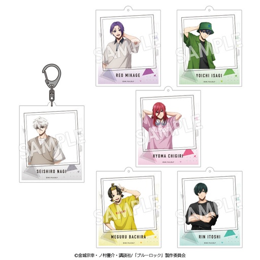 [5136909] (PO) Blue Lock Trading Acrylic Key Chain Casual Outfit Ver. [BOX]