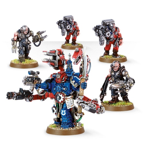 [1024308] Warhammer 40K: Space Marine - Techmarine with Servitors