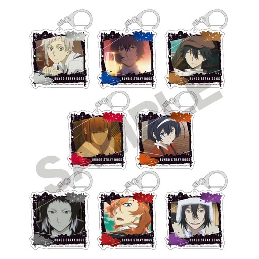 [1051176] (PO) Bungo Stray Dogs Trading Acrylic Key Chain (October 2021 Edition) [BOX]