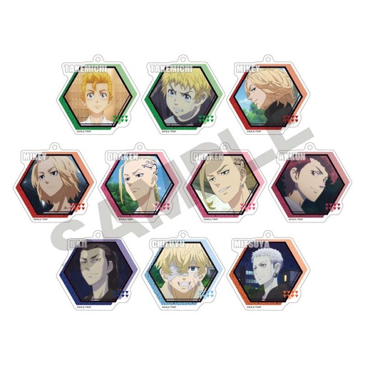 [1054290] (PO) Tokyo Revengers Crux Trading Acrylic Key Chain [BOX]