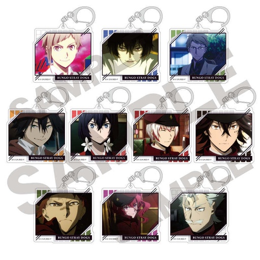 [1180821] (PO) Bungo Stray Dogs Trading Acrylic Key Chain (Re-issue) [BOX]