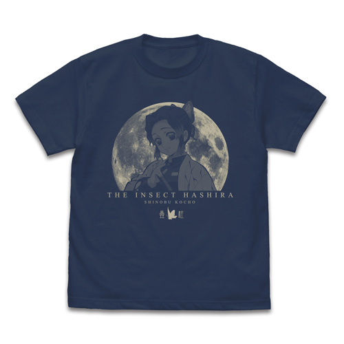 [0146982] (PO) Demon Slayer: Kimetsu no Yaiba - Insect Pillar Shinobu Kocho T-shirt Black (M)