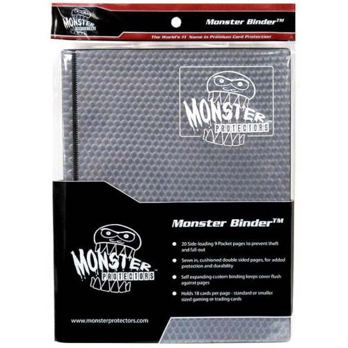 [015542] Monster Protectors 9-Pocket Binder Black Holofoil