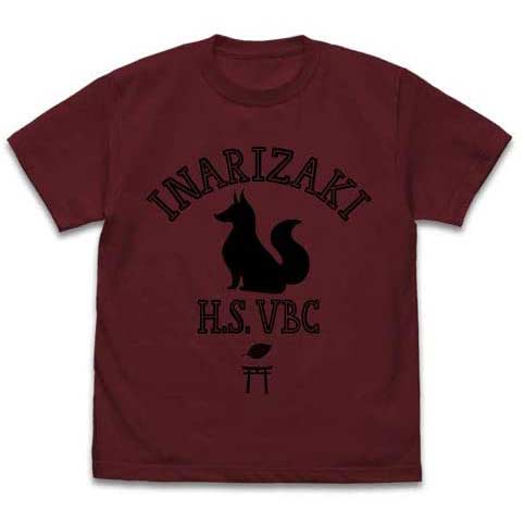 [0187633] Haikyu!! To The Top Inarizaki High School Volleyball Club T-Shirt Burgundy M