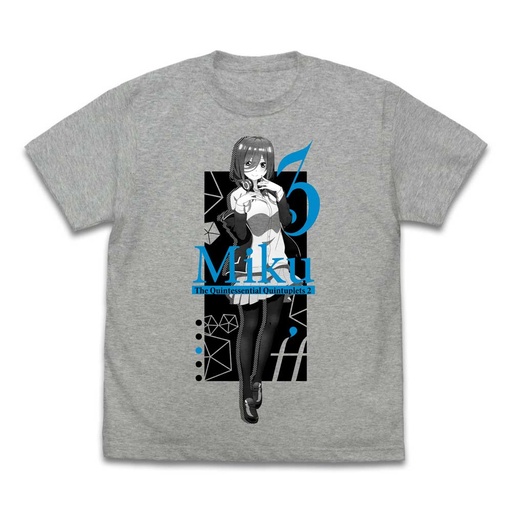 [0199629] (PO) The Quintessential Quintuplets: Nakano Miku T-Shirt Mix Grey - (M)