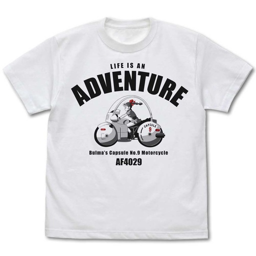 [0200219] (PO) Dragonball: Bulma Bike T-Shirt White - (XL)