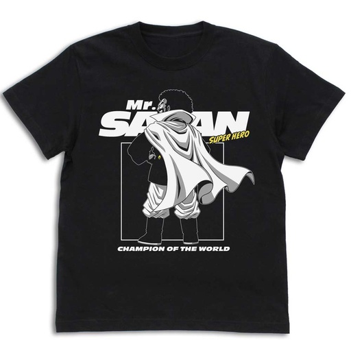 [0200332] (PO) Dragonball Z: Mr Satan T-Shirt Black - (XL)