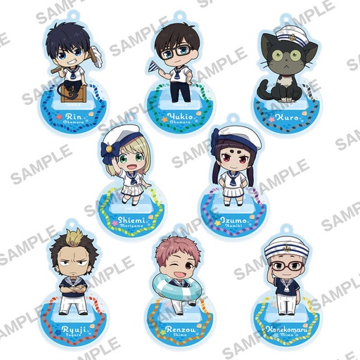 [0235102] (PO) Blue Exorcist -Shimane Illuminati Saga- Chibi Acrylic Stand Figure with Ball Chain [BOX]