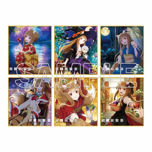 [0257012] (PO) Spice and Wolf: merchant meets the wise wolf Trading Mini Shikishi [BOX]