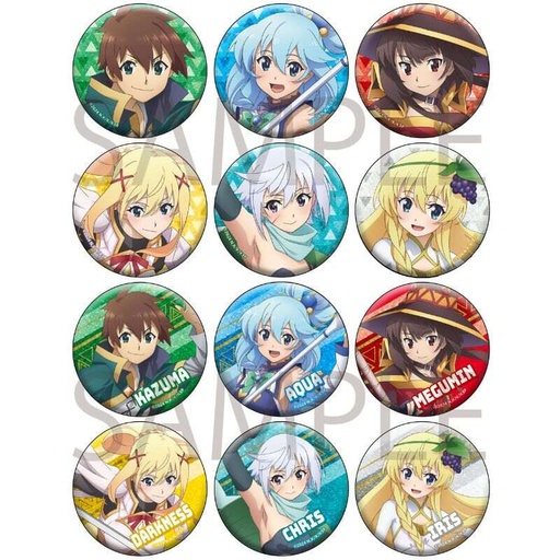 [0268612] (PO) Kono Subarashii Sekai ni Shukufuku wo! 3 Trading Kirakira Can Badge [BOX]
